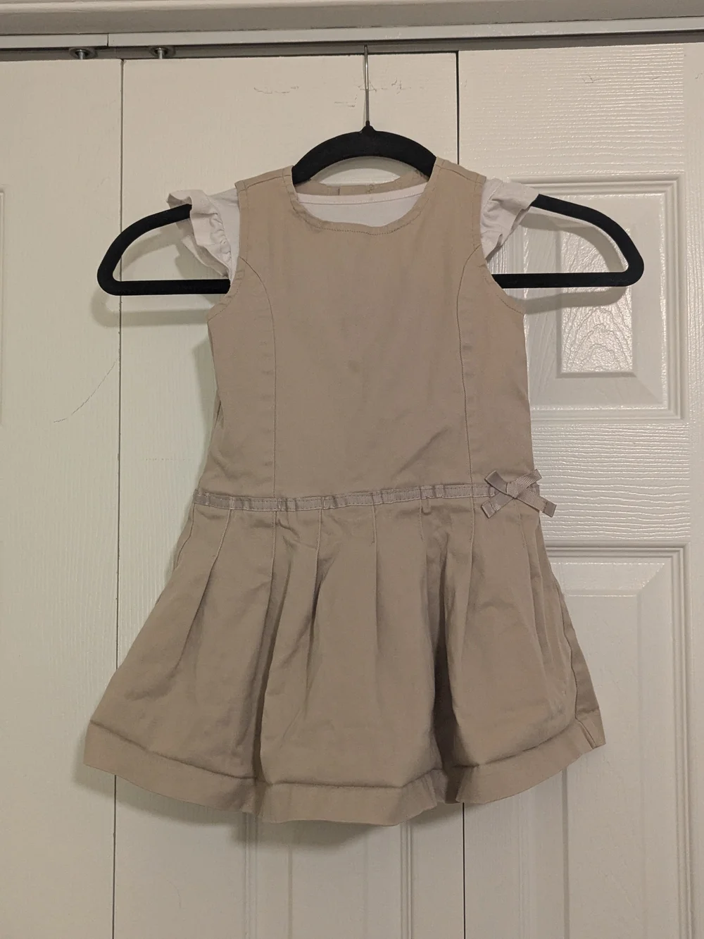 Gymboree Girls Uniform Jumper Dress & Shirt Set 3T